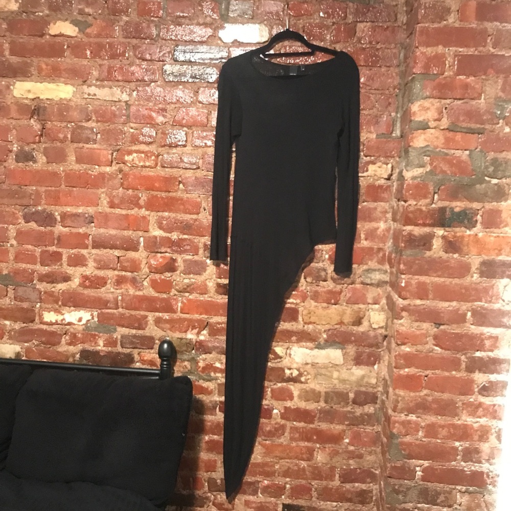 Long asymmetrical Lost Ink shirt